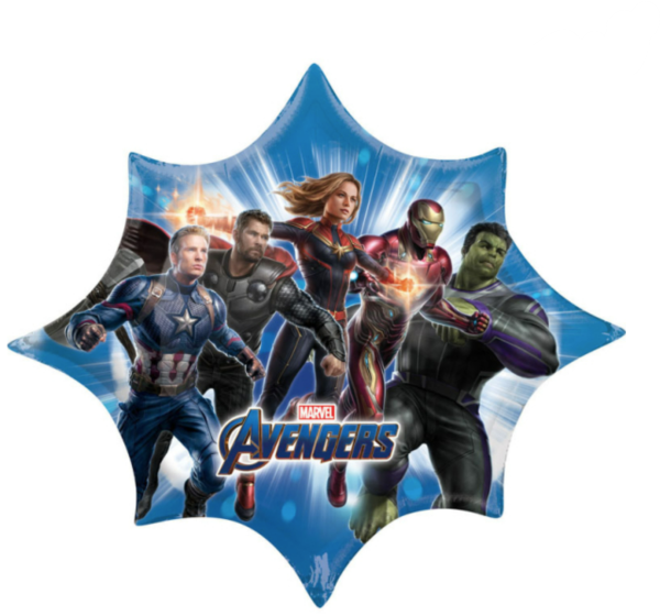 XXL Folieballon Figur - Marvel: Avengers Stern - 88cm x 73cm